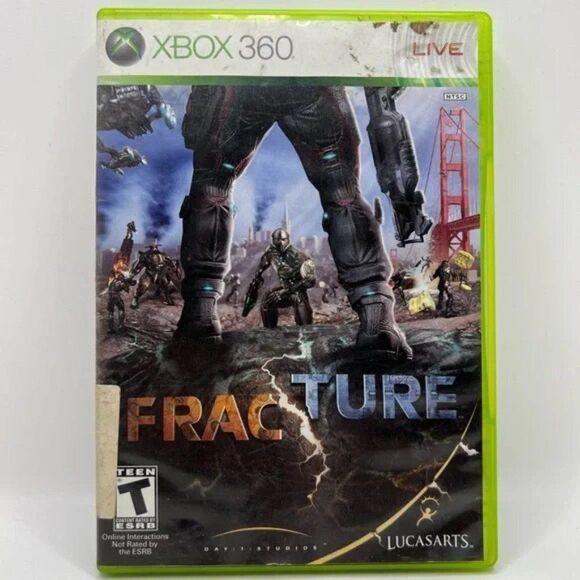 FRACTURE • XBOX 360 Video Game - Picture 1 of 4